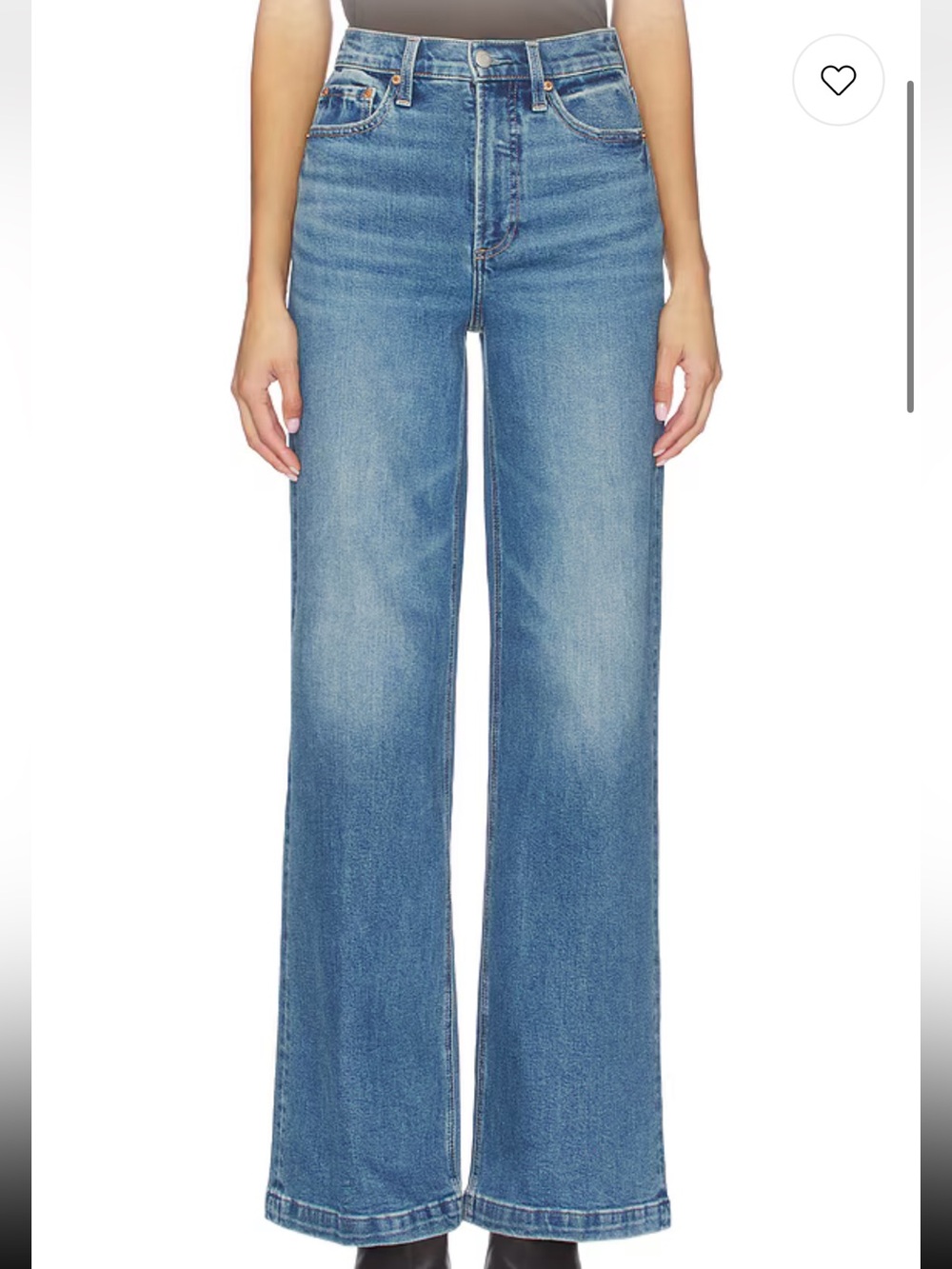 Lana Petite High Rise Ultra Wide Leg Jeans in Soho